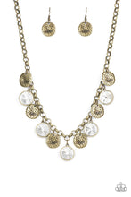 Load image into Gallery viewer, Spot on Sparkle Brass Necklace