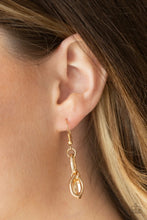 Load image into Gallery viewer, Lock Stock and Sparkle Gold Necklace