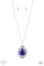 Load image into Gallery viewer, Frozen Gardens Blue Necklace