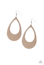 Load image into Gallery viewer, What a Natural Brown Leather Earrings