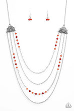 Load image into Gallery viewer, Pharaoh Finesse Red Necklace