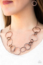Load image into Gallery viewer, Follow the Ringleader Copper Necklace