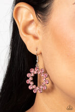 Load image into Gallery viewer, Champagne Bubbles Pink Earrings