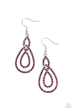 Load image into Gallery viewer, Sassy Sophistication Purple Earrings