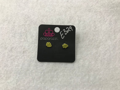 Starlet Shimmer Fish Earrings Yellow #329