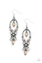 Load image into Gallery viewer, Back in the Spotlight Brown Earrings