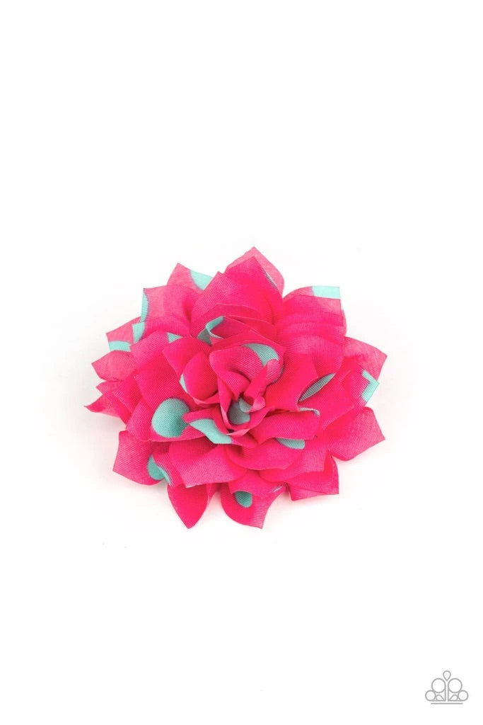 Polka Perfection Pink Hair Clip