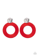 Load image into Gallery viewer, Strategically Sassy Red Earrings