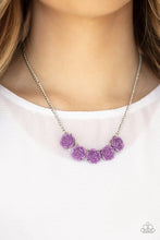 Load image into Gallery viewer, Garden Party Posh Purple Necklace