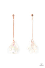Load image into Gallery viewer, Keep Them In Suspense Copper Acrylic Earrings