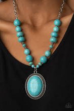 Load image into Gallery viewer, Home Sweet HOMESTEAD Blue Necklace