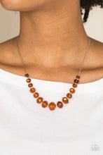 Load image into Gallery viewer, Crystal Carriages Brown Necklace