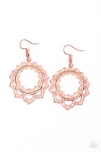 Load image into Gallery viewer, Modest Mandalas Copper Earrings