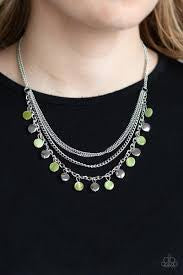 Beach Flavor Green Necklace