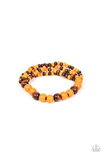 Load image into Gallery viewer, Oceania Oasis Orange Wood Bracelet
