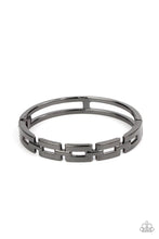Load image into Gallery viewer, Closed Circuit Strategy Black Hinged Bracelet