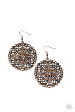 Load image into Gallery viewer, Oh Mandala Copper Earrings