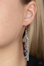 Load image into Gallery viewer, Stone Sensation Purple Earrings