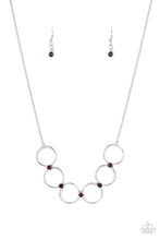 Load image into Gallery viewer, Regal Society Purple Necklace