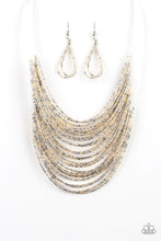 Load image into Gallery viewer, Catwalk Queen Multi-Gold/Silver Seed Bead Necklace