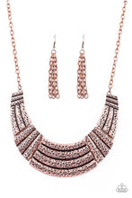 Load image into Gallery viewer, Ready to Pounce Copper Necklace