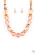 Load image into Gallery viewer, Bubbly Beauty Orange Necklace