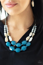 Load image into Gallery viewer, Seacoast Sunset Blue Necklace