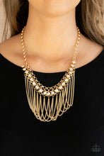 Load image into Gallery viewer, Flaunt Your Fringe Gold Necklace