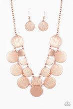 Load image into Gallery viewer, Stop and Reflect Copper Necklace