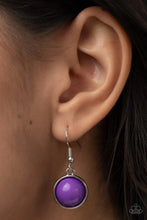 Load image into Gallery viewer, Eye of the Bead Holder Purple Necklace