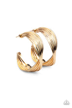 Load image into Gallery viewer, Curves in All the Right Places Gold Earrings