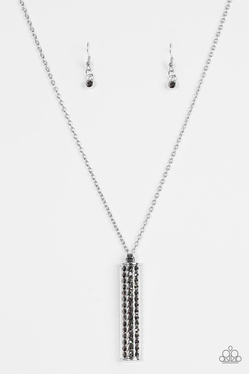 Big Shot Shimmer Silver Necklace