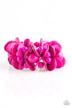 Load image into Gallery viewer, Tropical Temptress Pink Wood Bracelet