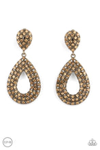 Load image into Gallery viewer, Pack in the Pizzazz Brass Clip On Earrings