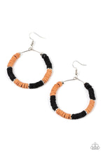 Load image into Gallery viewer, Skillfully Stacked Black Earrings