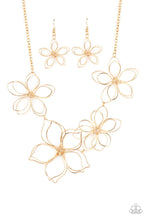 Load image into Gallery viewer, Flower Garden Fashionista Gold Necklace