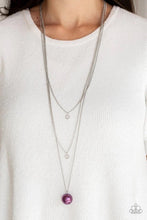 Load image into Gallery viewer, Hearty Heirloom Purple Necklace