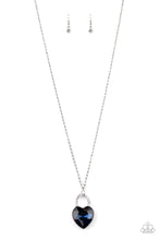 Load image into Gallery viewer, Locked in Love Blue Necklace