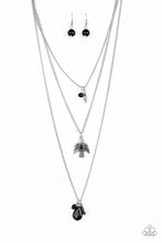 Load image into Gallery viewer, Soar with the Eagles Black Necklace