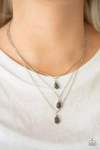 Load image into Gallery viewer, Radiant Rainfall Silver Necklace