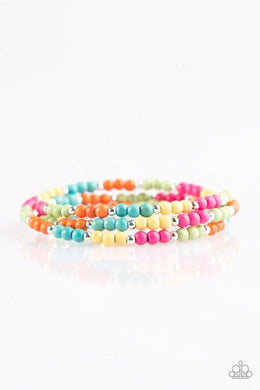 Stone Paradise Multi Coil Bracelet
