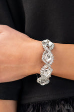 Load image into Gallery viewer, For the Win White Hinged Bracelet