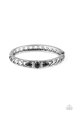 Caught in the Cross Heirs Black Bracelet