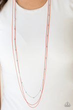 Load image into Gallery viewer, Colorfully Chic Orange Necklace