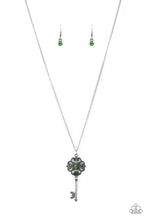 Load image into Gallery viewer, Got It On Lock Green Necklace