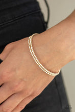 Load image into Gallery viewer, Sleek Sparkle Gold Coil Bracelet