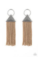 Load image into Gallery viewer, Oh My Giza Brown Tassel Earrings