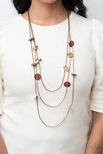 Load image into Gallery viewer, Alluring Luxe Brown Necklace