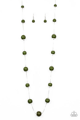 5th Avenue Frenzy Green Necklace