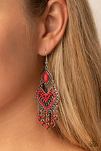 Load image into Gallery viewer, Dearly Debonair Red Earrings
